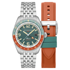 Spinnaker Fleuss GMT Men's Green Automatic Watch
