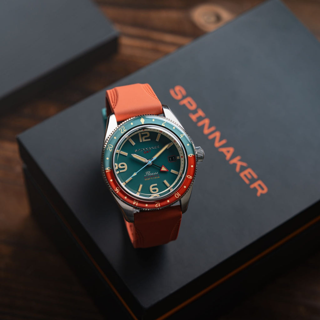 Spinnaker Fleuss GMT Men's Green Automatic Watch