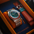 Spinnaker Fleuss GMT Men's Green Automatic Watch