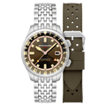 Spinnaker Bradner GMT Men's Brown Automatic Watch