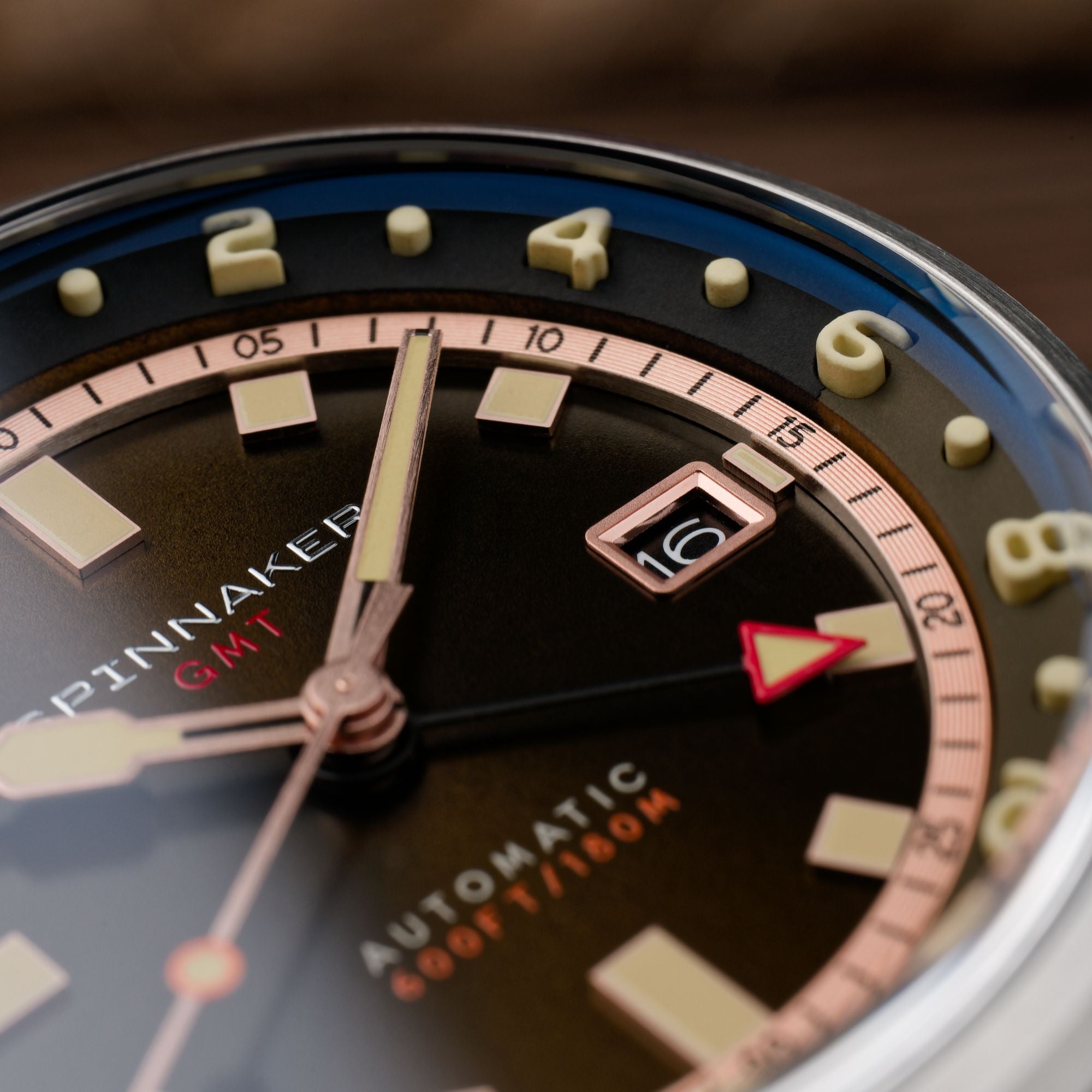Spinnaker Bradner GMT Men's Brown Automatic Watch