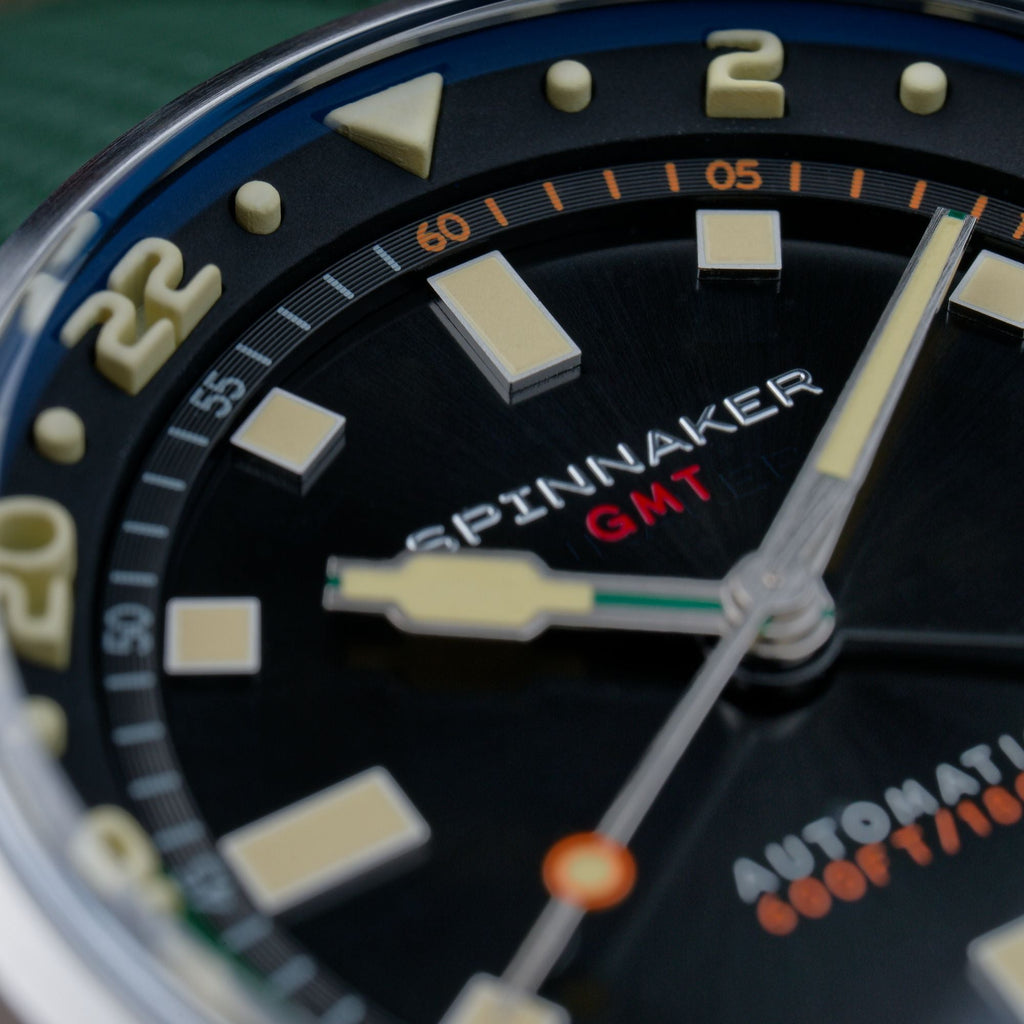 Spinnaker Bradner GMT Men's Black Automatic Watch