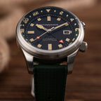 Spinnaker Bradner GMT Men's Black Automatic Watch
