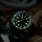 Spinnaker Bradner GMT Men's Black Automatic Watch