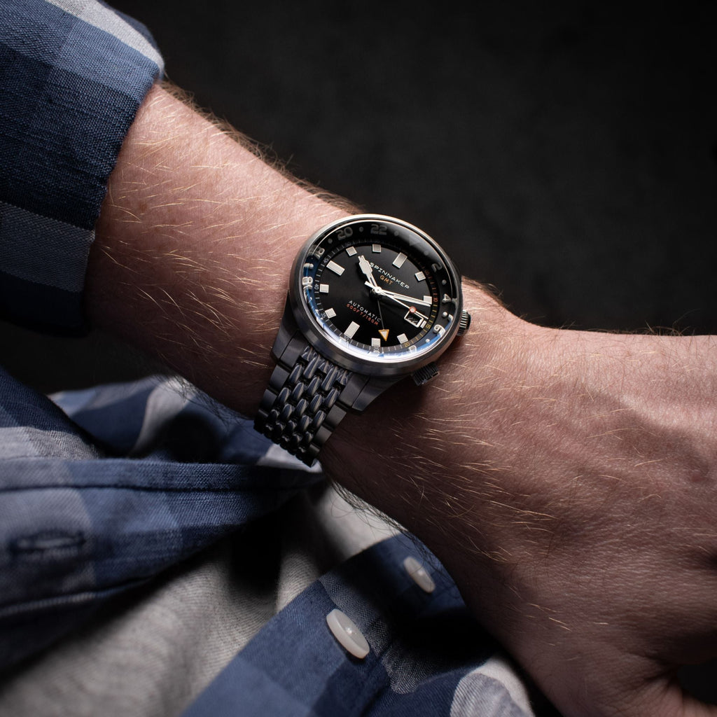 Spinnaker Bradner GMT Men's Black Automatic Watch
