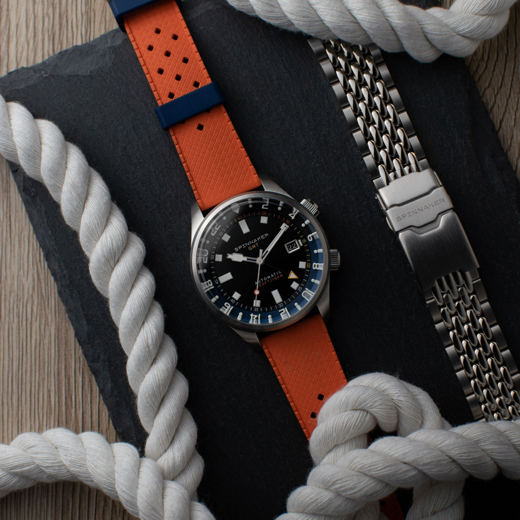 Spinnaker Bradner GMT Men's Black Automatic Watch