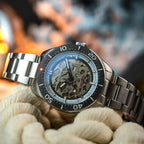Spinnaker Croft 42 Skeleton Men's Black Automatic Watch