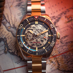 Spinnaker Croft 42 Skeleton Men's Black Automatic Watch