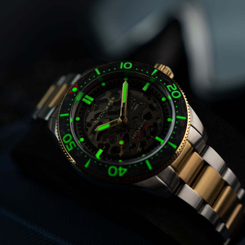 Spinnaker Croft 42 Skeleton Men's Black Automatic Watch
