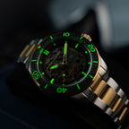 Spinnaker Croft 42 Skeleton Men's Black Automatic Watch