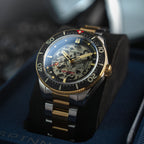 Spinnaker Croft 42 Skeleton Men's Black Automatic Watch