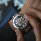 Spinnaker Croft 42 Skeleton Men's Black Automatic Watch