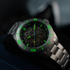Spinnaker Croft 42 Skeleton Men's Beige Automatic Watch