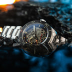 Spinnaker Croft 42 Skeleton Men's Black Automatic Watch