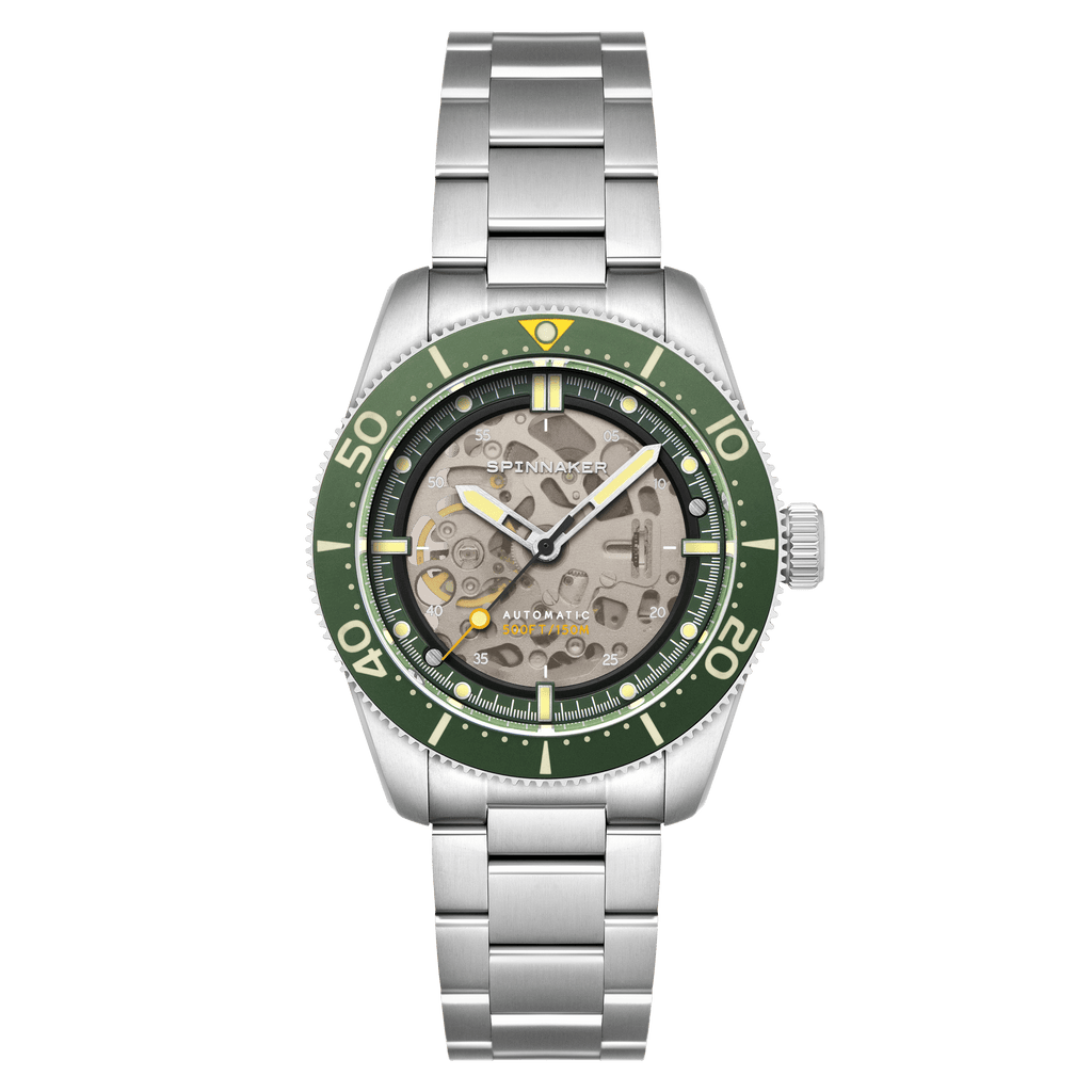 Spinnaker Croft 42 Skeleton Men's Black Automatic Watch