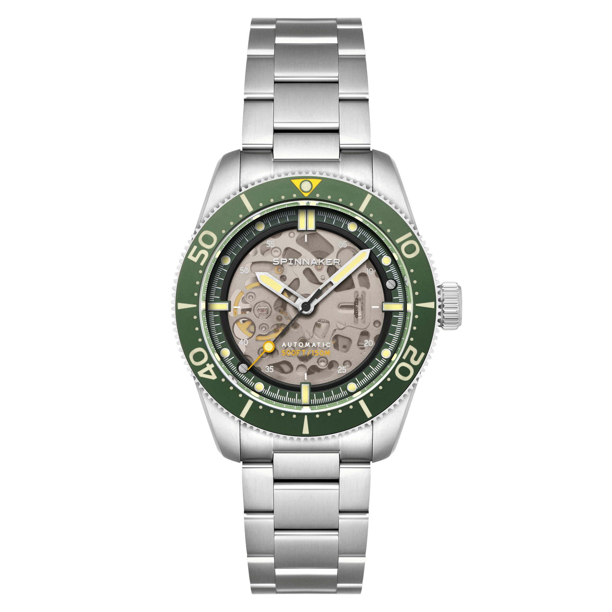 Spinnaker Croft 42 Skeleton Men's Black Automatic Watch