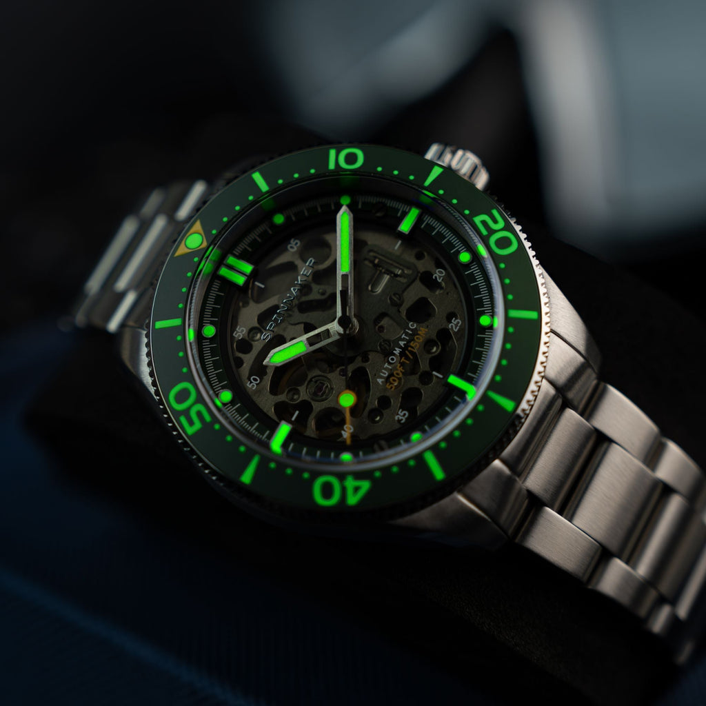 Spinnaker Croft 42 Skeleton Men's Black Automatic Watch