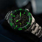 Spinnaker Croft 42 Skeleton Men's Black Automatic Watch