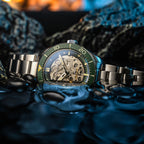 Spinnaker Croft 42 Skeleton Men's Black Automatic Watch