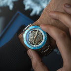 Spinnaker Croft 42 Automatic Men's Blue Skeleton Watch