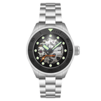 Spinnaker Piccard Skeleton Men's Black Diver Watch