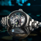 Spinnaker Piccard Skeleton Men's Black Diver Watch