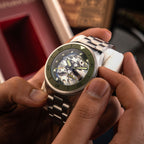 Spinnaker Piccard Skeleton Men's Green Diver Watch