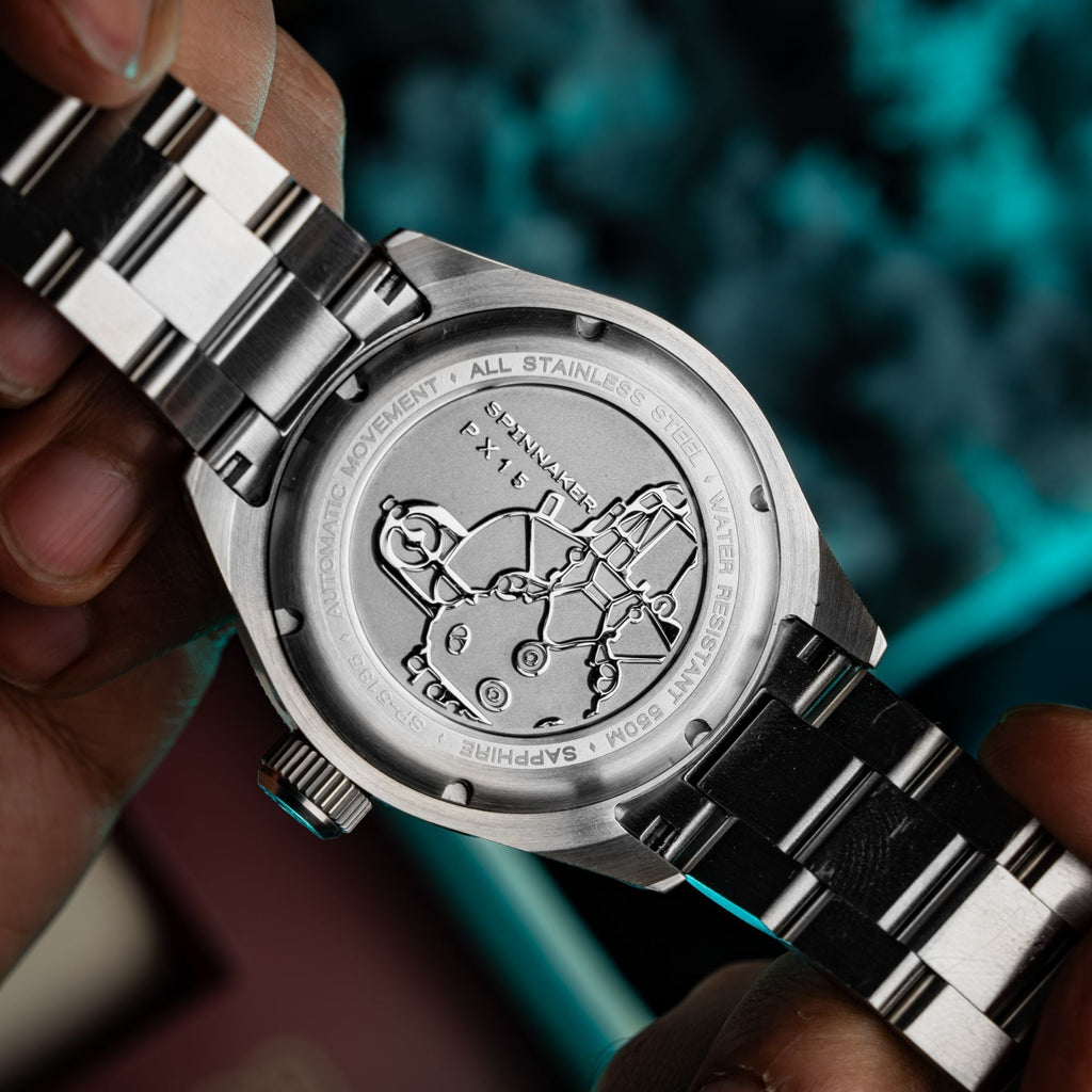 Spinnaker Piccard Skeleton Men's Green Diver Watch