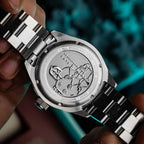 Spinnaker Piccard Skeleton Men's Green Diver Watch