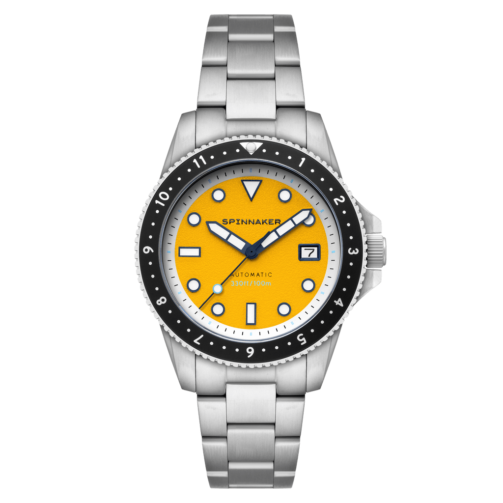 Spinnaker Croft Pioneer Automatic Men's Yellow Watch