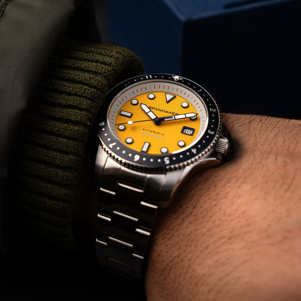 Spinnaker Croft Pioneer Automatic Men's Yellow Watch