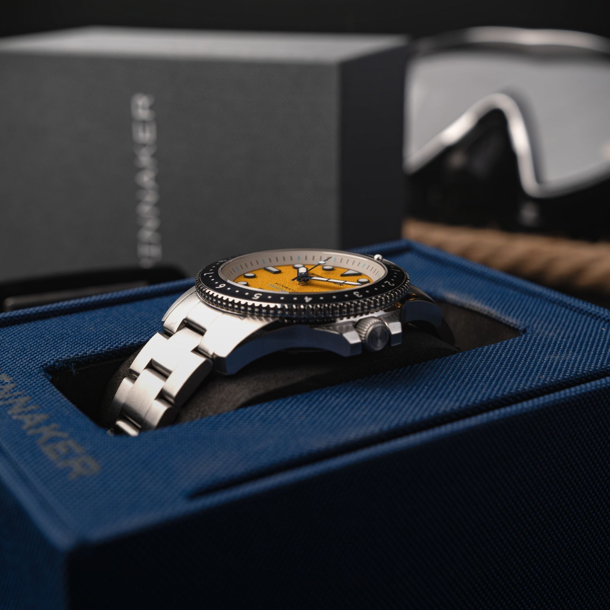 Spinnaker Croft Pioneer Automatic Men's Yellow Watch