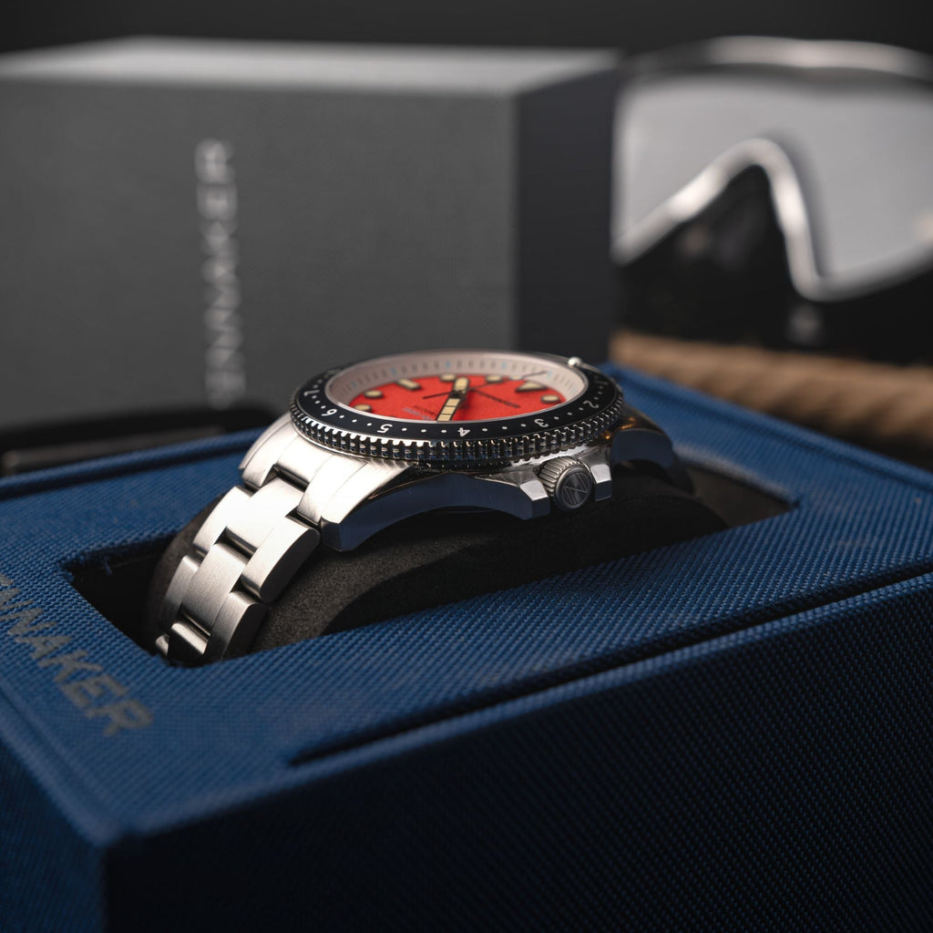 Spinnaker Croft Pioneer Men's Orange Dial Automatic Watch