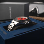 Spinnaker Croft Pioneer Men's Orange Dial Automatic Watch
