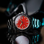 Spinnaker Croft Pioneer Men's Orange Dial Automatic Watch