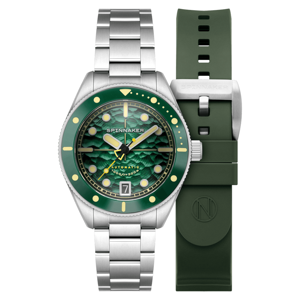 Spinnaker Challenger Automatic Men's Green Watch