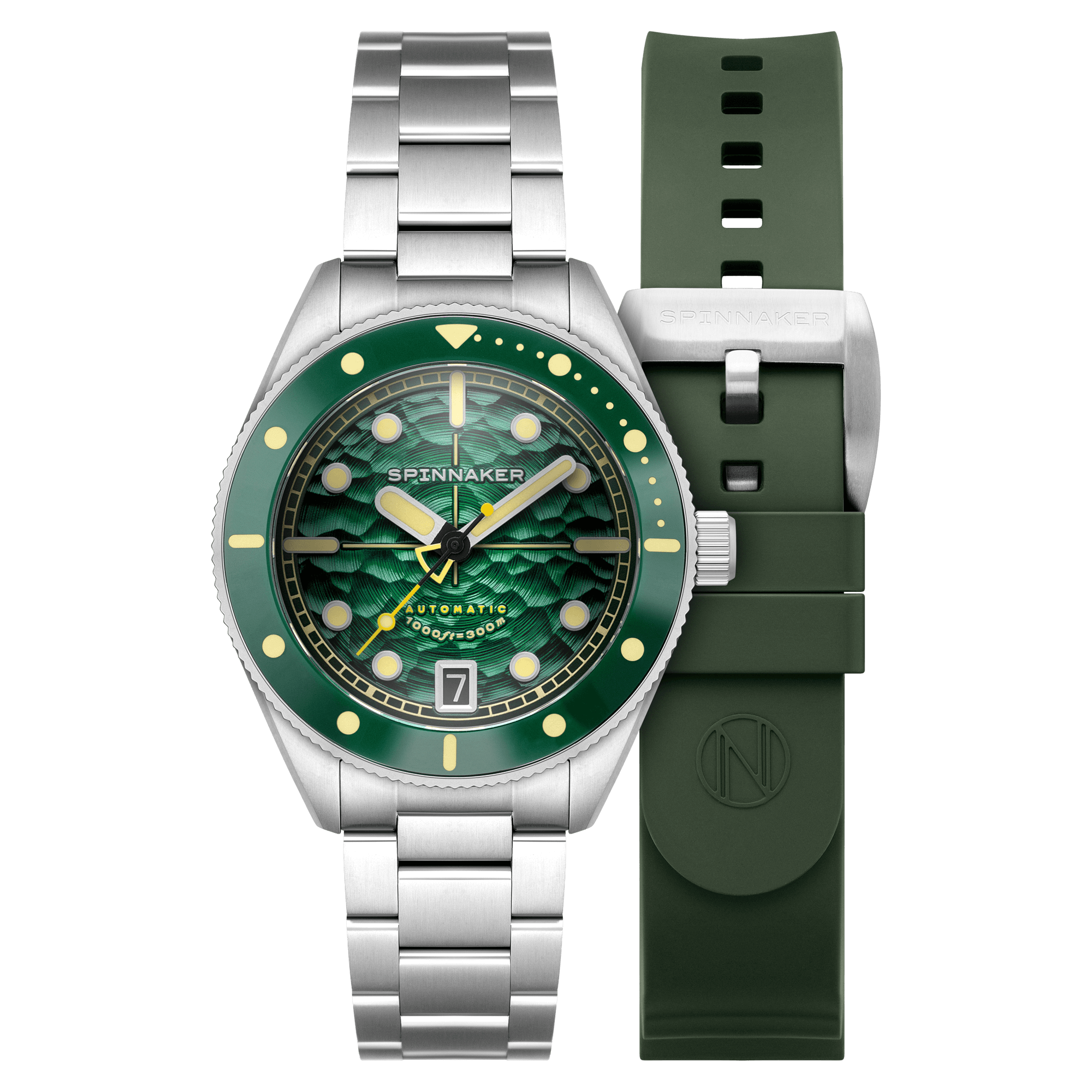 Spinnaker Challenger Automatic Men's Green Watch