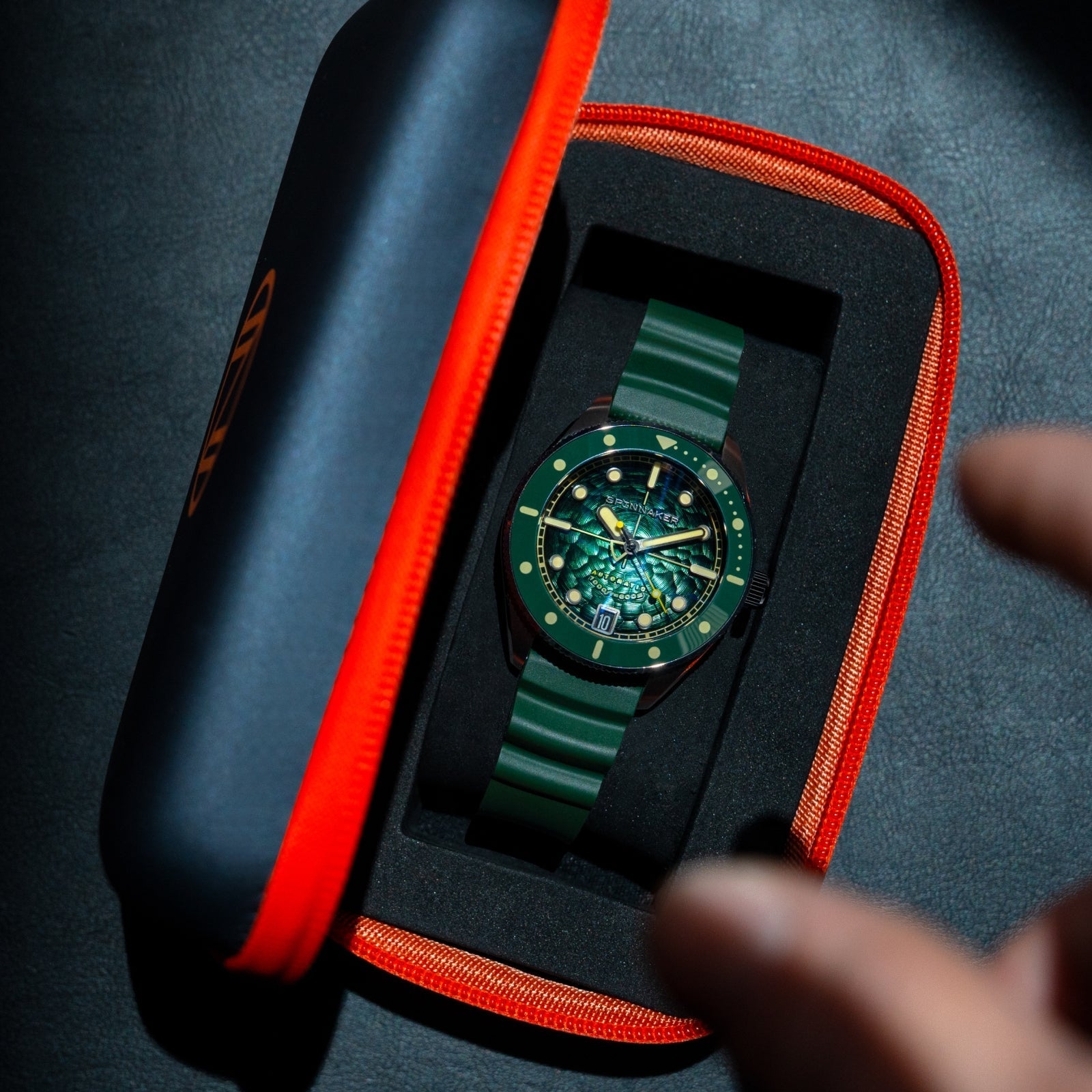 Spinnaker Challenger Automatic Men's Green Watch