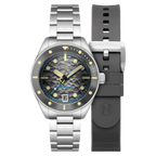 Spinnaker Challenger Men's Grey Silver Automatic Watch