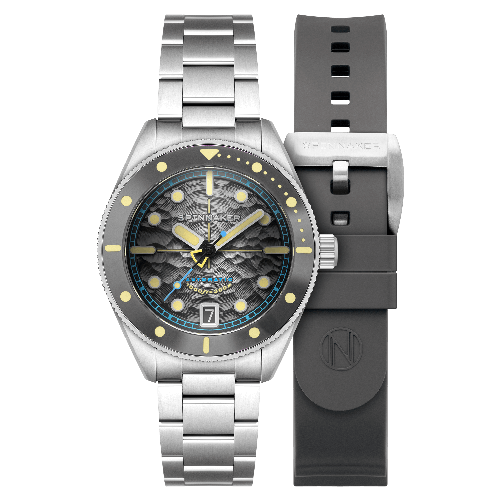 Spinnaker Challenger Men's Grey Silver Automatic Watch
