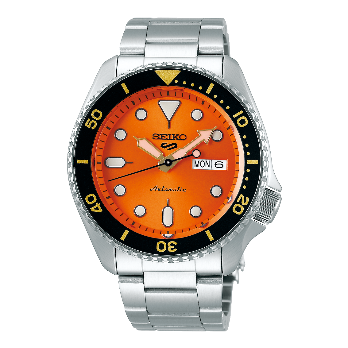Seiko 5 Sport Men's Orange Watch