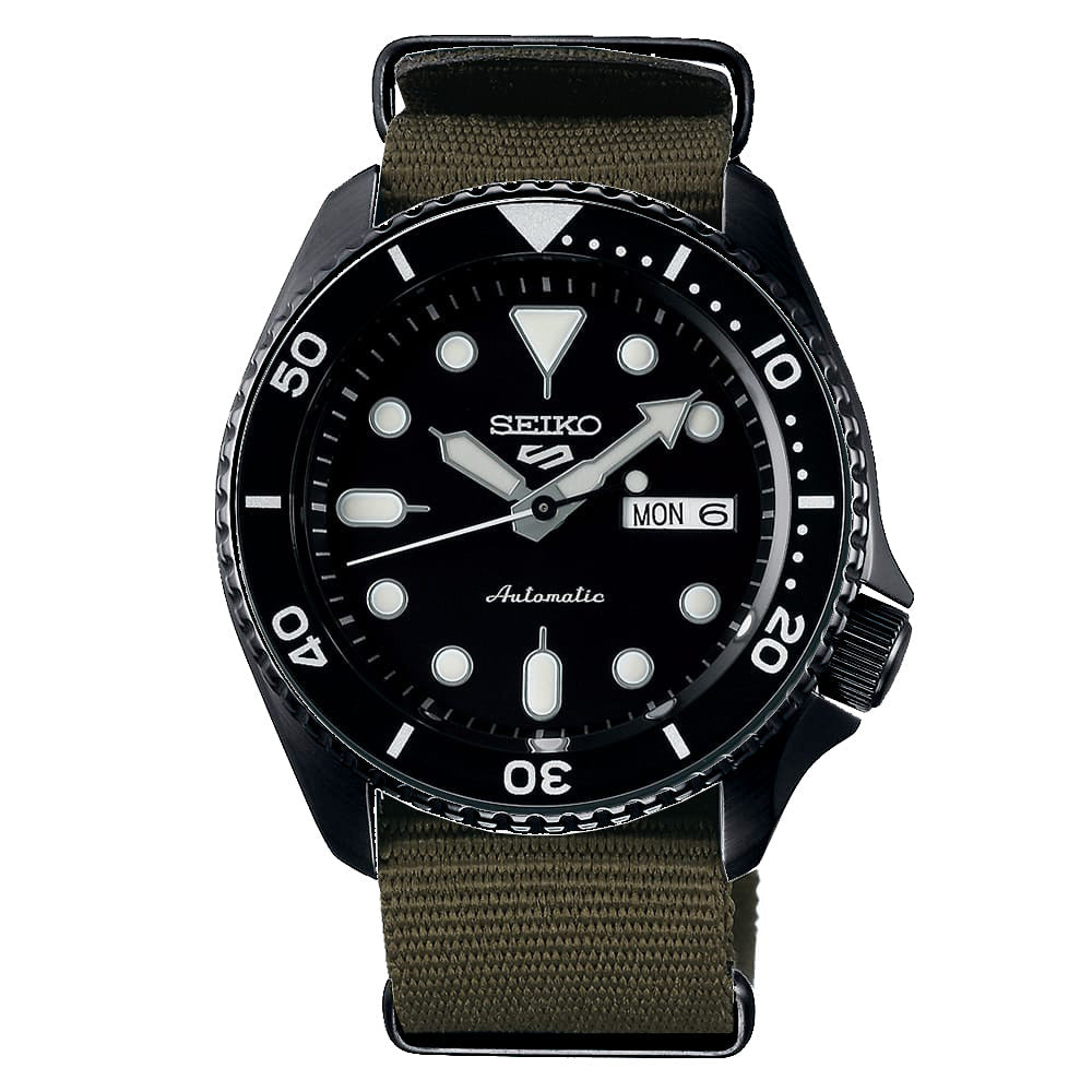 Seiko 5 Sports Men's Automatic Green and Black Watch