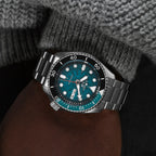 Seiko 5 Sports Men's Blue Skeleton Style Automatic Watch