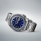 Seiko 5 Sports Men's Petrol Blue Checker Flag Special Edition