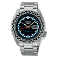 Seiko Men's Watch 5 Sports Black White Checker Flag