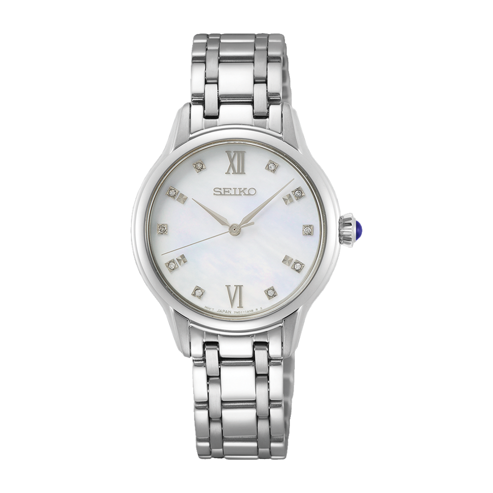 Seiko Core Diamond White Ladies Watch