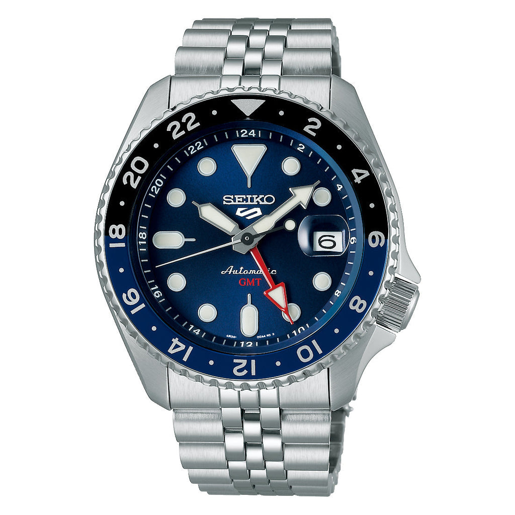 Seiko 5 Sport 'Blueberry' GMT 43mm Men's Blue Watch