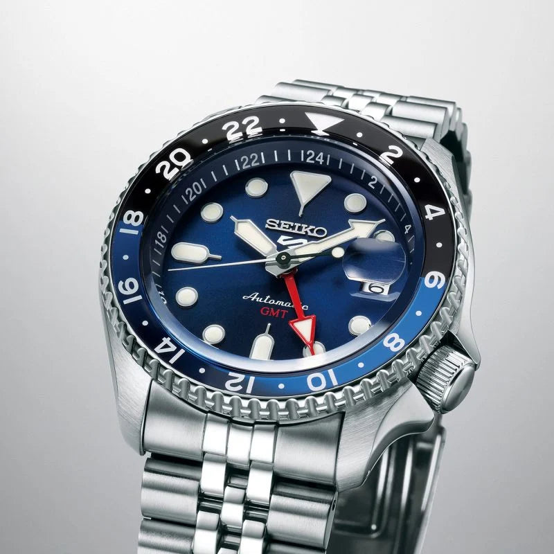 Seiko 5 Sport 'Blueberry' GMT 43mm Men's Blue Watch