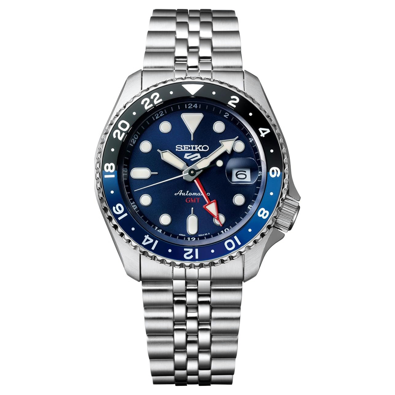 Seiko 5 Sport 'Blueberry' GMT 43mm Men's Blue Watch
