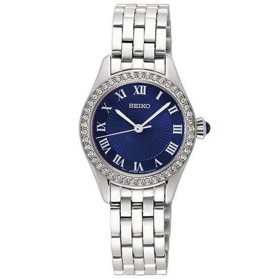 Seiko Diamonds Ladies Blue Watch